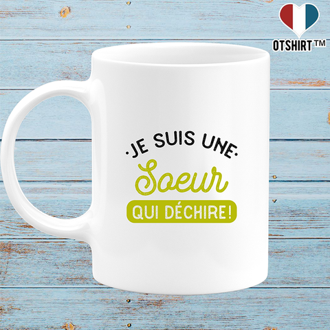 Mug une soeur qui déchire