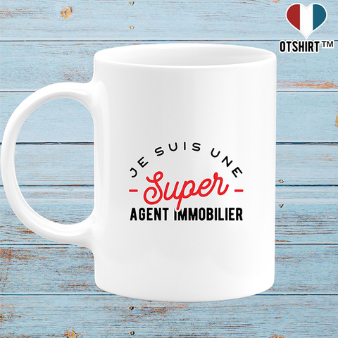 Mug une super agent immobilier