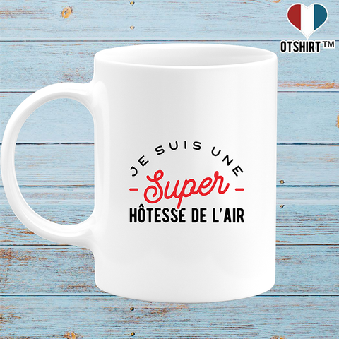 Mug une super hôtesse de l'air