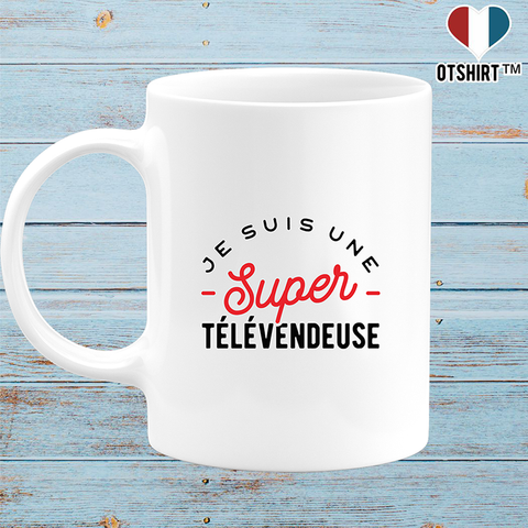 Mug une super télévendeuse