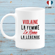 Mug violaine la femme la reine la légende