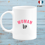 Mug woman up