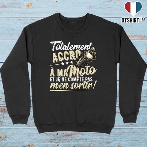 Pull homme accro à ma moto