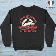 Pull homme aller pêcher