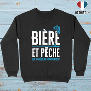 Pull homme bière et pêche