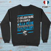 Pull homme célibataire à la pêche