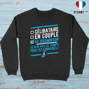 Pull homme célibataire au badminton