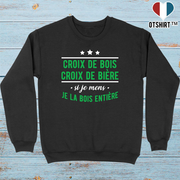 Pull homme croix de bière