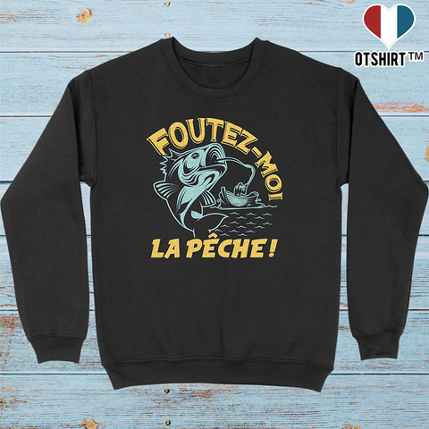 Pull homme foutez moi la pêche