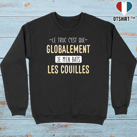 Pull homme globalement je m'en bats