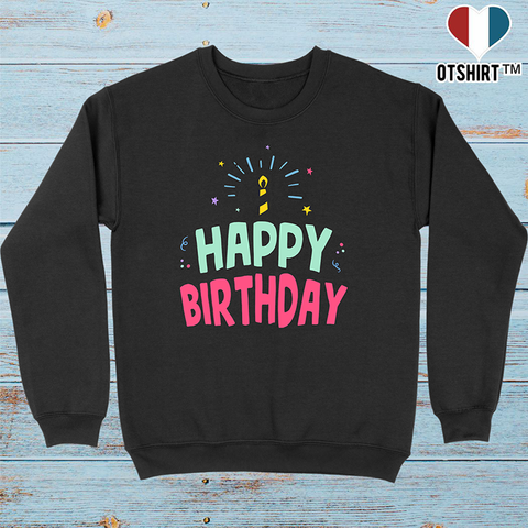 Pull homme happy birthday