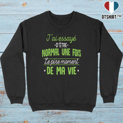 Pull homme j'ai essayé d'être normal