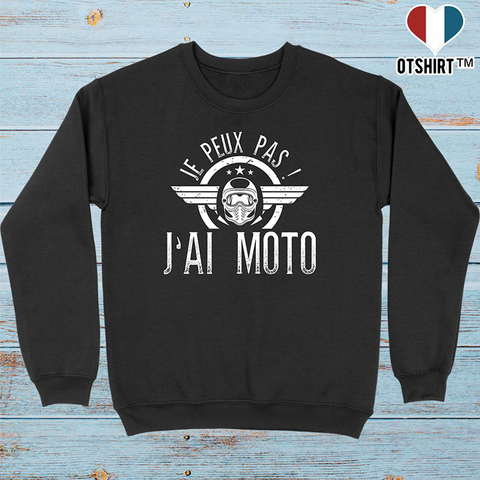 Pull homme j'peux pas j'ai moto 2