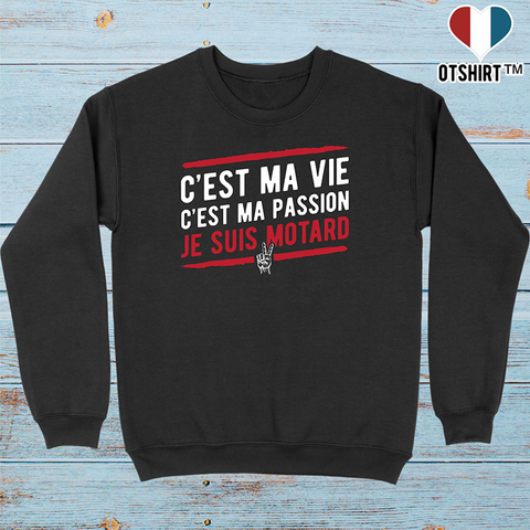 Pull homme je suis motard