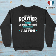 Pull homme je suis routier