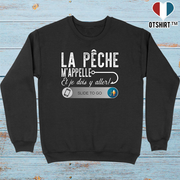 Pull homme la pêche m'appelle et je dois y aller