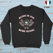 Pull homme motard un jour