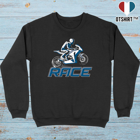 Pull homme motorcycle race fan