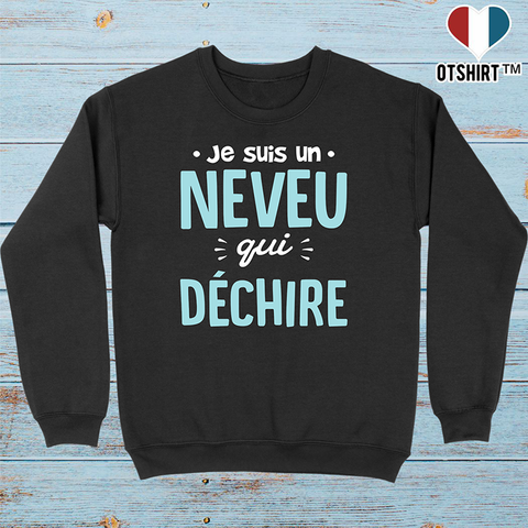 Pull homme neveu qui déchire