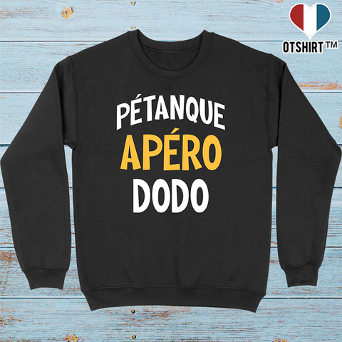 Pull homme pétanque apéro dodo