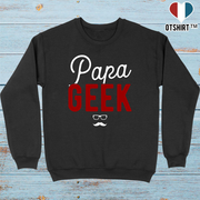 Pull homme papa geek