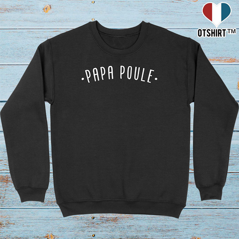 Pull homme papa poule