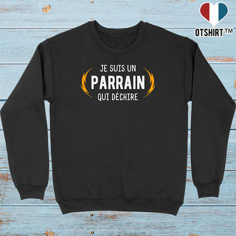 Pull homme parrain qui déchire