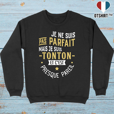 Pull homme pas parfait mais tonton
