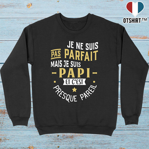 Pull homme pas parfait papi