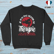 Pull homme thérapie motocross
