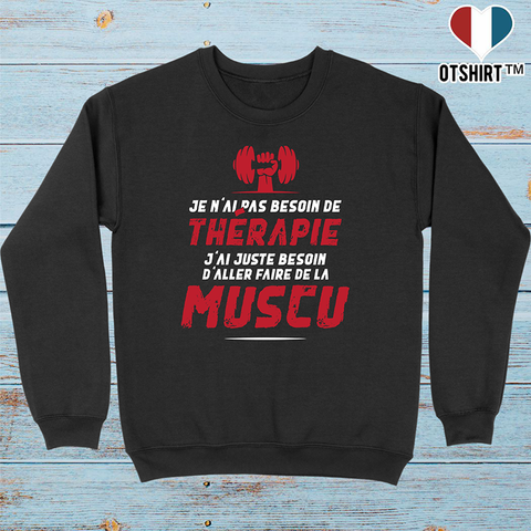 Pull homme thérapie muscu