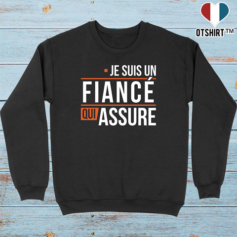 Pull homme un fiancé qui assure