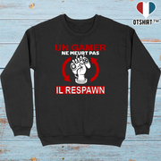 Pull homme un gamer ne meurt pas respawn