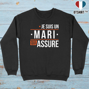 Pull homme un mari qui assure