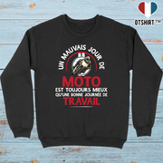 Pull homme un mauvais jour de moto