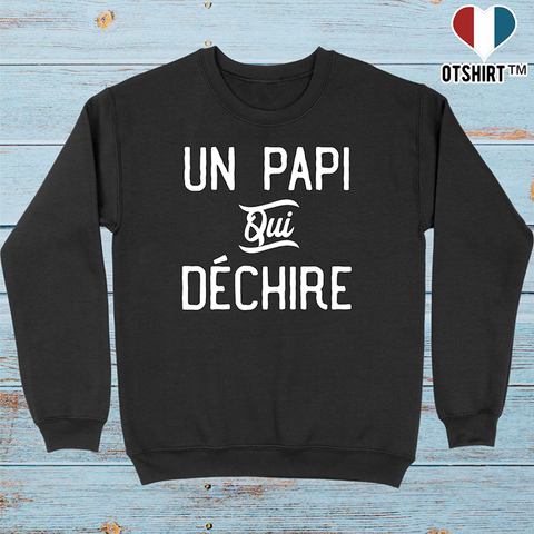 Pull homme un papi qui déchire
