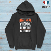 Sweat à capuche homme beau papa la légende 3