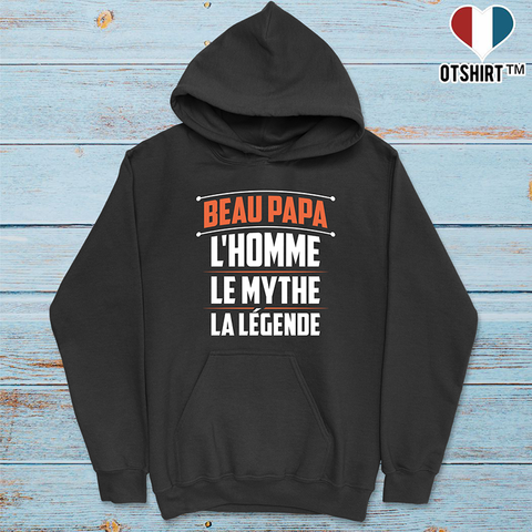 Sweat à capuche homme beau papa la légende 3