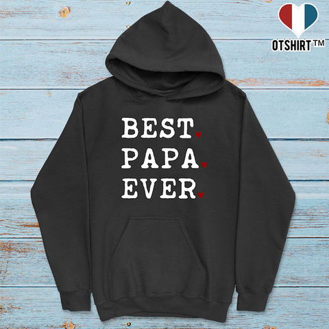 Sweat à capuche homme best papa ever