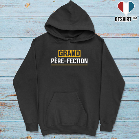 Sweat à capuche homme grand père-fection