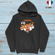 Sweat à capuche homme j'peux pas j'ai basket