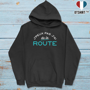 Sweat à capuche homme j'peux pas j'ai de la route