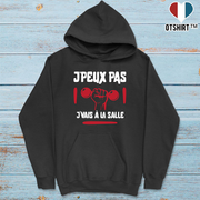 Sweat à capuche homme j'peux pas j'vais à la salle