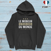 Sweat à capuche homme le mobeur le plus cool