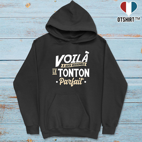 Sweat à capuche homme le tonton parfait