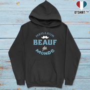 Sweat à capuche homme meilleur beauf du monde