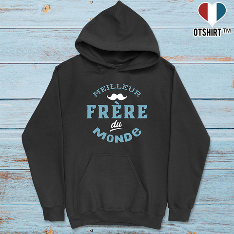 Sweat à capuche homme meilleur frère du monde