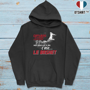 Sweat à capuche homme mon addiction le basket