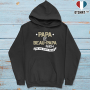 Sweat à capuche homme papa et beau papa
