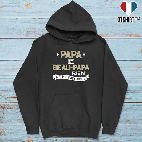 Sweat à capuche homme papa et beau papa